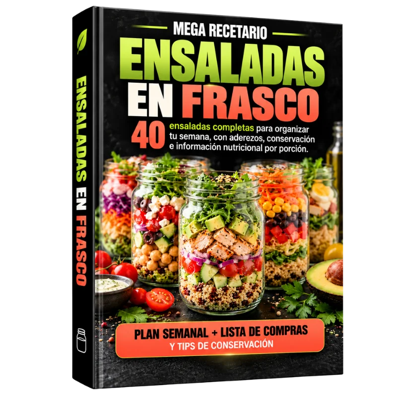 Mega Recetario Ensaladas en Frasco
