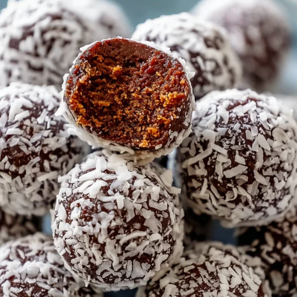Bolitas energéticas de cacao y coco