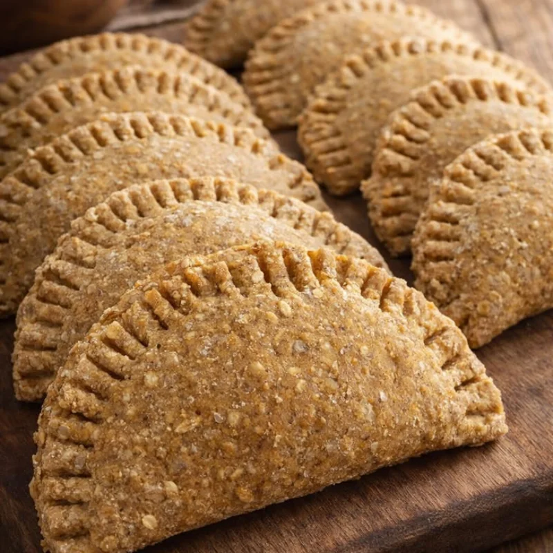Empanadas caseras preparadas con masa saludable