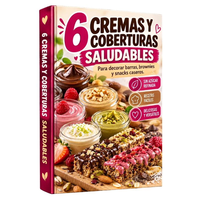 6 cremas y coberturas saludables